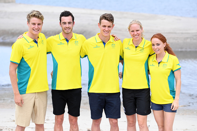 Australian-Commonwealth-Games-triathlon-team-2017