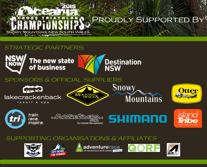 Oceania Cross Tri Champs 2015 Sponsors