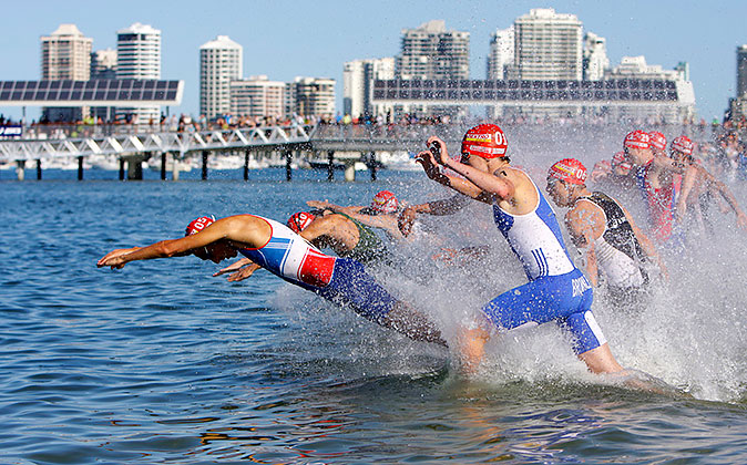 Triathlon-action-on-the-Gold-Coast