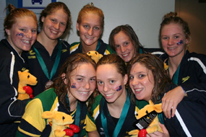 australias gold and green medley relay teams photo hmg.jpg