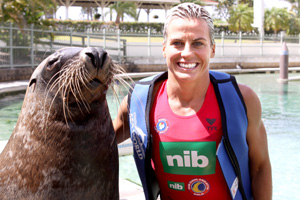 hayley bateup and friday the seal photo harvie allison.jpg
